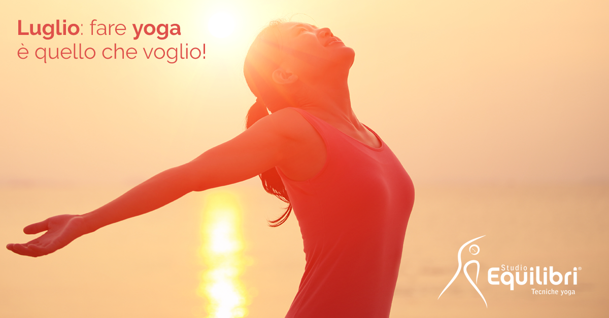 Luglio - offerta lezioni di yoga a Modena